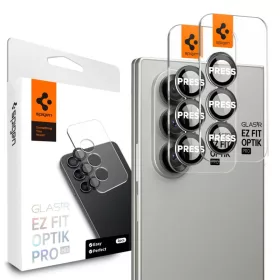    Samsung Galaxy Z Fold 7 fekete Spigen Optik Pro Hd Glas.tr „Ez Fit” kameravédő 2-csomag üvegfólia