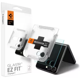    Galaxy Z Flip 7 Átlátszó Spigen Glas.tr "ez Fit" Hd 2-pack Edzett Üveg