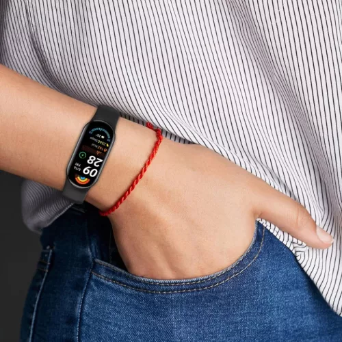 Tech-protect Iconband Pure Xiaomi Smart Band 8 / 9 / 10 / NFC Babapink-5906302331031 3 kép