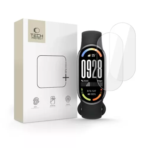 Tech-protect Hydro Flex+ 2-csomag Xiaomi Smart Band 8 / 9 / 10 / NFC �-5906302331024 1 kép