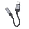 Adapter AUX USB C (férfi) - Jack 3,5 mm (női) Hoco UPA32C fekete