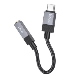  Adapter AUX USB C (férfi) - Jack 3,5 mm (női) Hoco UPA32C fekete