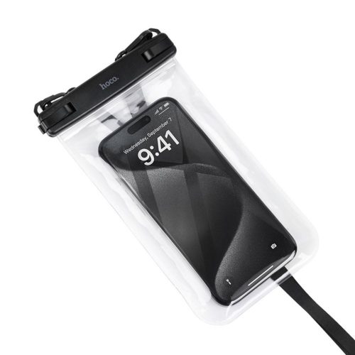 Vízálló tok mobiltelefonhoz Hoco IP68 222 x 125 x 21 mm HX52 átlátszó tok