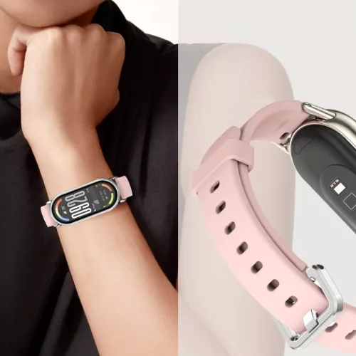 Tech-protect Iconband Classic Xiaomi Smart Band 8 / 9 / 10 / Nfc Feket-5906302331376 5 kép