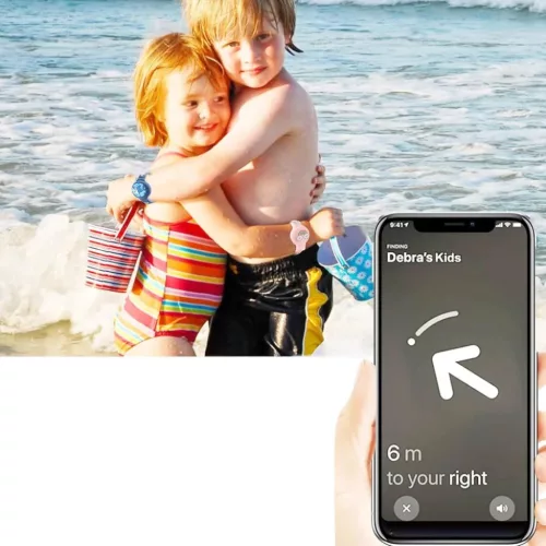 Tech-Protect Smooth Gyerekeknek 2-pack Apple AirTag 1 / 2 Színes-5906302331055 7 kép