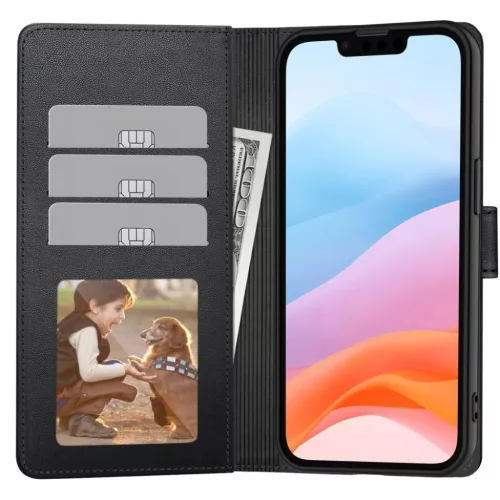 Tech-protect Wallet Motorola Moto G56 5G fekete tok-5906302318391 4 kép