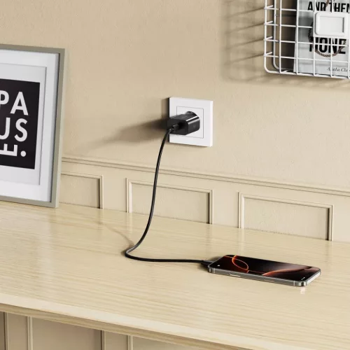 Tech-protect Nc20w 1-port Hálózati Töltő Pd 20w Fekete-5906302319039 7 kép
