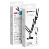 FORCELL F-DESIGN S10X165 állítható hosszúságú (max 82,5 cm a hurkon) crossbody telefon pánt fekete