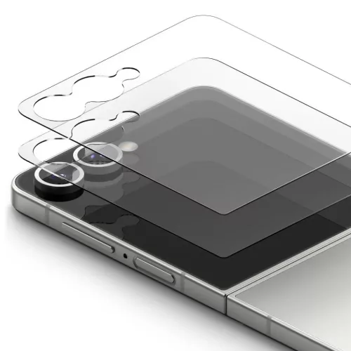  Samsung Galaxy Z Flip 7 Átlátszó kijelzővédő fólia Ringke Cove-8800293855903 3 kép