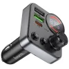 HOCO autós transmitter FM bluetooth 2 x USB A + Type C PD QC3.0 48W E-6942007646956 4 kép