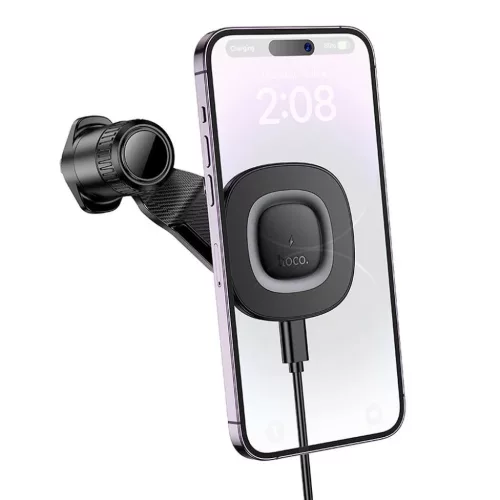 Hoco 15W autós telefontartó indukciós légkiömlő HW30 fekete-6942007646925 2 kép