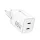 FORCELL F-ENERGY Mini GaN III VT-36B utazó töltő 2 x Type C aljzattal, PD QC4.0 45W fehér