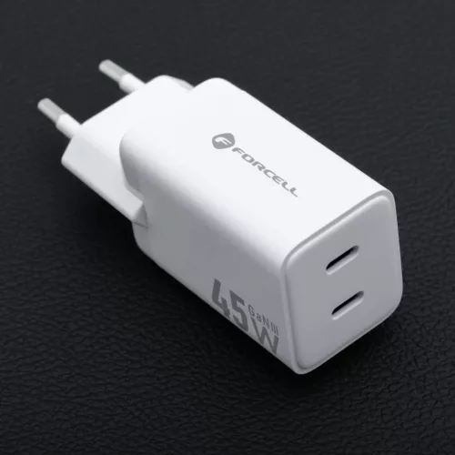 FORCELL F-ENERGY Mini GaN III VT-36B utazó töltő 2 x Type C aljzatt-5903396380129 6 kép