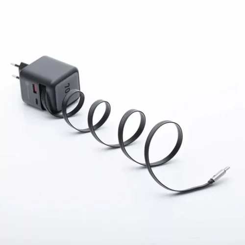 FORCELL F-ENERGY GaN III VT-R7 utazótöltő visszahúzható kábellel-5903396390838 9 kép