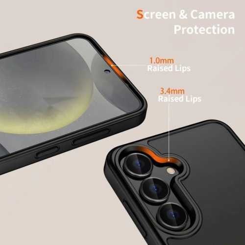 Tech-protect Magmat Motorola Moto G56 5G Matt Fekete tok-5906302318407 2 kép