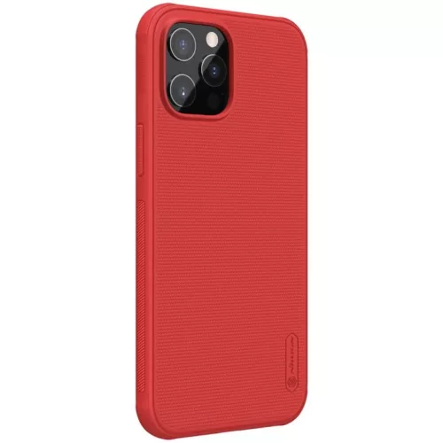iPhone 12 Pro MAX Nillkin Super Frosted Pro tok piros-6902048205918 3 kép