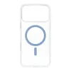  iPhone 17 Pro Max világoskék Drop Glue színes gyűrűs Mag Cover (teljes gyűrű) kompatibilis MagSafe tok