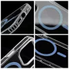  iPhone 17 Pro Max világoskék Drop Glue színes gyűrűs Mag Cover (-5903396405655 2 kép