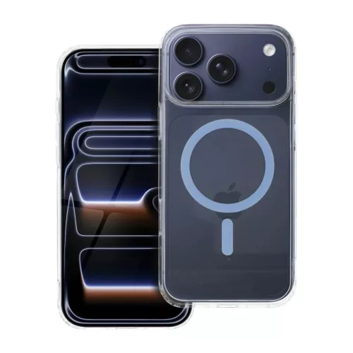  iPhone 17 Pro Max világoskék Drop Glue színes gyűrűs Mag Cover (-5903396405655 5 kép