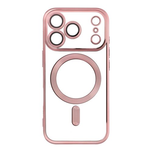 ELECTRO MAG COVER tok kompatibilis MagSafe-fel IPHONE 17 Pro-hoz (teljes gyűrű) rózsaarany