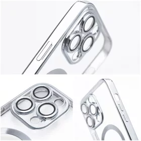  iPhone 17 Pro Ezüst ELECTRO MAG COVER tok, kompatibilis MagSafe-fel -5903396404986 2 kép
