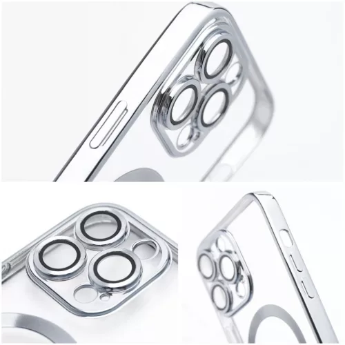  iPhone 17 Pro Ezüst ELECTRO MAG COVER tok, kompatibilis MagSafe-fel -5903396404986 2 kép