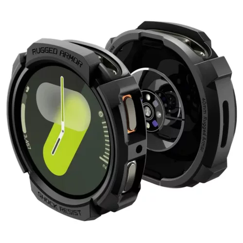  Samsung Galaxy Watch 8 (40 mm) Fekete Spigen Rugged Armor tok-8800283311365 2 kép