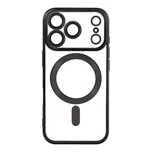 ELECTRO MAG COVER tok, kompatibilis a MagSafe funkcióval IPHONE 17 Pro-hoz (teljes gyűrű) fekete