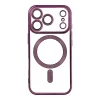  iPhone 17 Pro, sötét lila ELECTRO MAG COVER tok, MagSafe kompatibilis (teljes gyűrű)