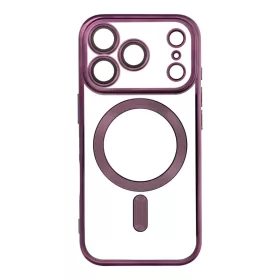    iPhone 17 Pro, sötét lila ELECTRO MAG COVER tok, MagSafe kompatibilis (teljes gyűrű)