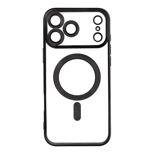 ELECTRO MAG COVER tok kompatibilis MagSafe-fel iPhone 17 Pro Max (teljes gyűrű) fekete