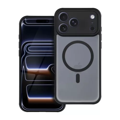  iPhone 17 Pro Max fekete FULL MATTE MAG COVER tok, kompatibilis MagSa-5903396405228 6 kép