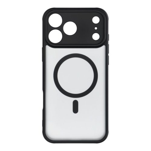 FULL MATTE MAG COVER tok kompatibilis MagSafe-fel az IPHONE 17 Pro-hoz (teljes gyűrű) fekete