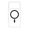 Csepp Ragasztás Színes Gyűrűs Mag Tok kompatibilis MagSafe-fel iPhone 17 Pro Max-hoz (teljes gyűrű) fekete tok