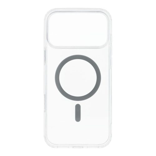 Drop Glue Színes Gyűrűs Mag Tok kompatibilis MagSafe iPhone 17 Pro Max (teljes gyűrű) szürke tok