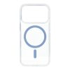 Drop Glue Színes Gyűrűs Mag Flip Tok kompatibilis MagSafe-hez IPHONE 17 Pro (teljes gyűrű) világoskék