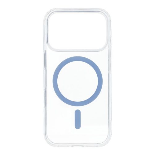 Drop Glue Színes Gyűrűs Mag Flip Tok kompatibilis MagSafe-hez IPHONE 17 Pro (teljes gyűrű) világoskék