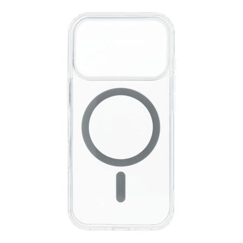 Színes Gyűrűs Mag Cover MagSafe kompatibilis tok iPhone 17 Pro (teljes gyűrű) szürke