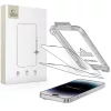 Edzett üveg Tech-protect Quick Set+ 2-pack iPhone 15 Pro Fekete üvegfólia