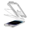 Edzett üveg Tech-protect Quick Set+ 2-pack iPhone 15 Pro Fekete üveg-5906302318810 2 kép