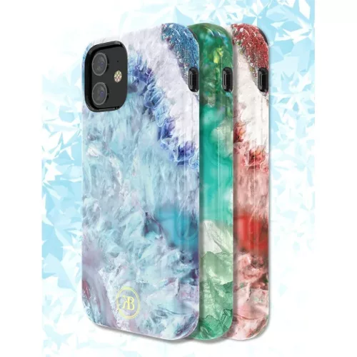 iPhone 12 Pro MAX Kingxbar Agate Series tok zöld-6959003590374 4 kép
