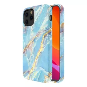 iPhone 12/ 12 Pro Kingxbar Marble Series tok kék-6959003590732 2 kép