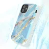 iPhone 12/ 12 Pro Kingxbar Marble Series tok kék-6959003590732 4 kép
