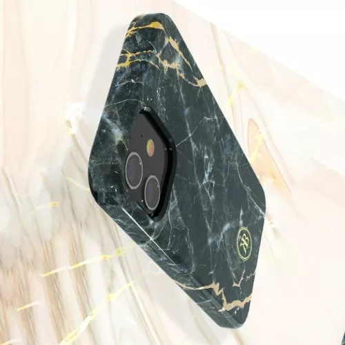 iPhone 12/ 12 Pro Kingxbar Marble Series tok kék-6959003590732 5 kép