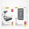 Dudao Autós szivargyújtós töltő elosztó 2xUSB / 3x szivargyújt�-6973687240547 1 kép