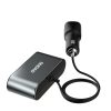 Dudao Autós szivargyújtós töltő elosztó 2xUSB / 3x szivargyújt�-6973687240547 3 kép