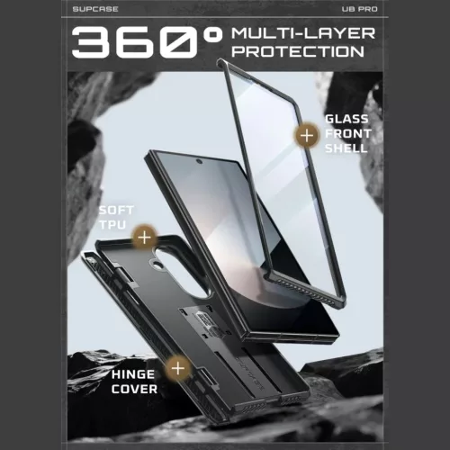  Galaxy Z Fold 7 Fekete Supcase Unicorn Beetle Pro tok-843439159020 4 kép