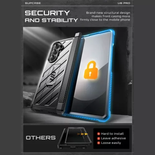  Galaxy Z Fold 7 Fekete Supcase Unicorn Beetle Pro tok-843439159020 6 kép
