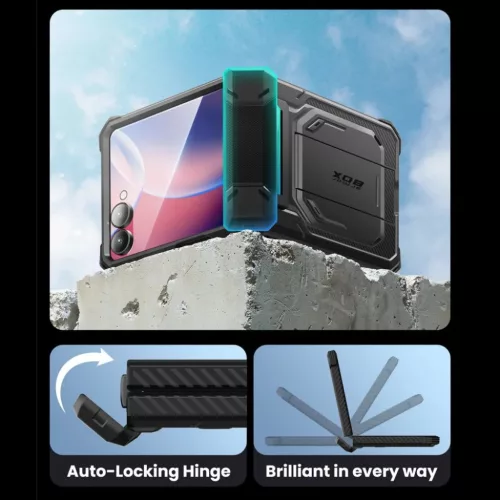  Galaxy Z Flip 7 fekete Supcase Iblsn Armorbox tok-843439158863 10 kép