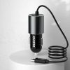 Dudao USB szivargyújtós autós töltő integrált Micro-usb kábelle-6973687240530 2 kép